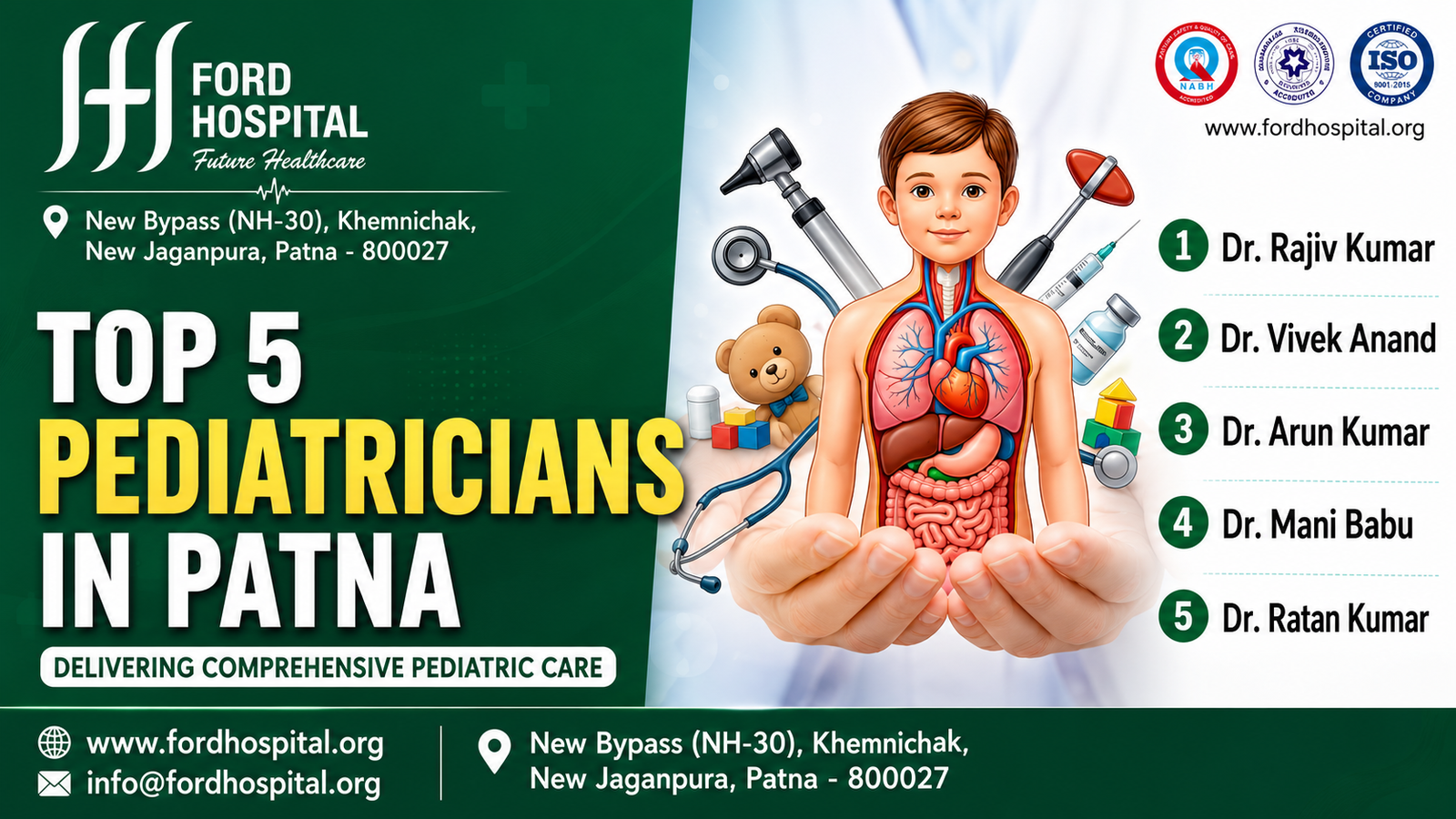 Top 5 Pediatrician in Patna