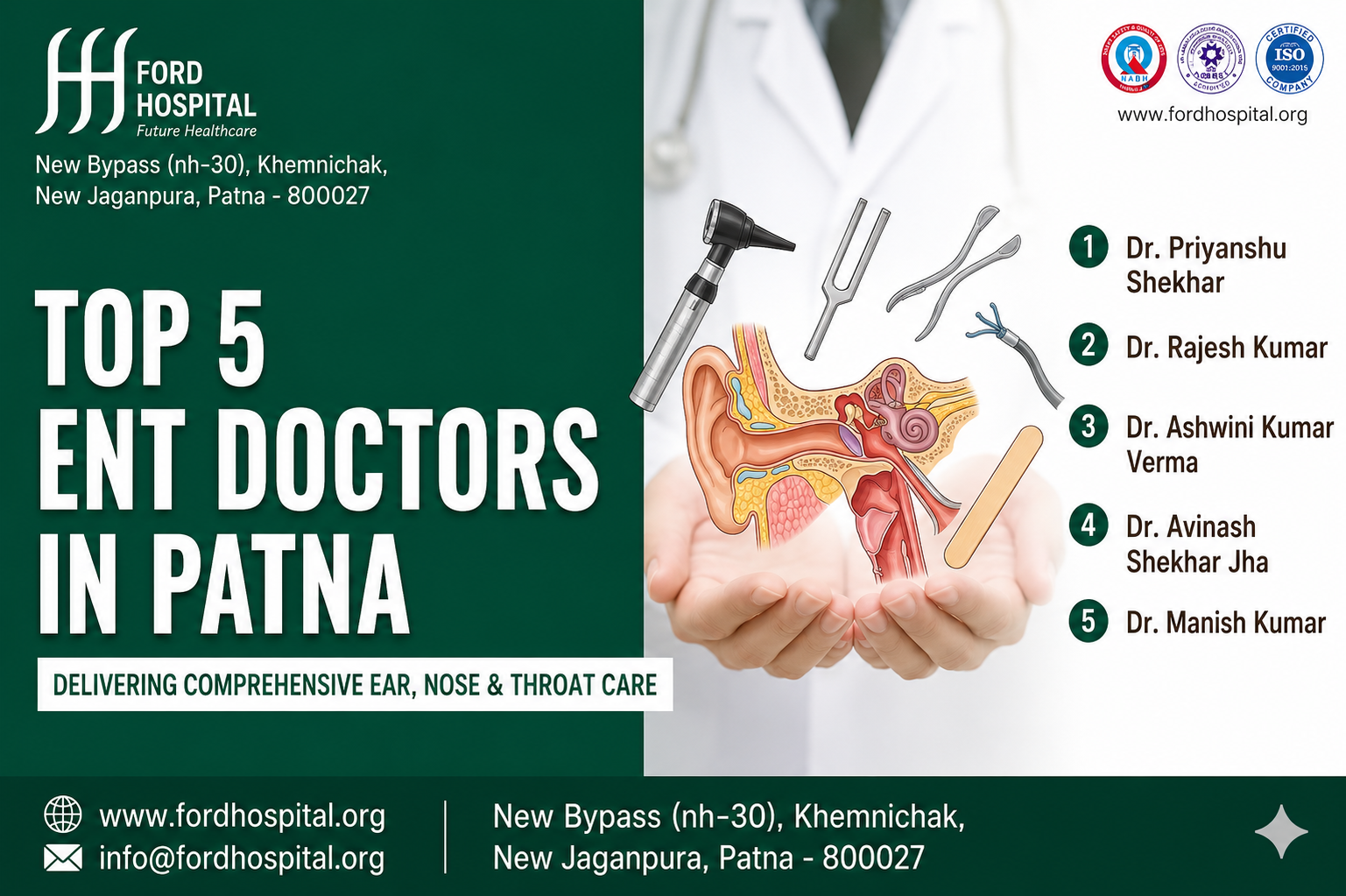 Top 5 ENT Doctors in Patna