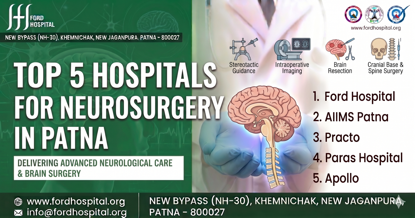 Top 5 Neurosurgery Hospitals in Patna