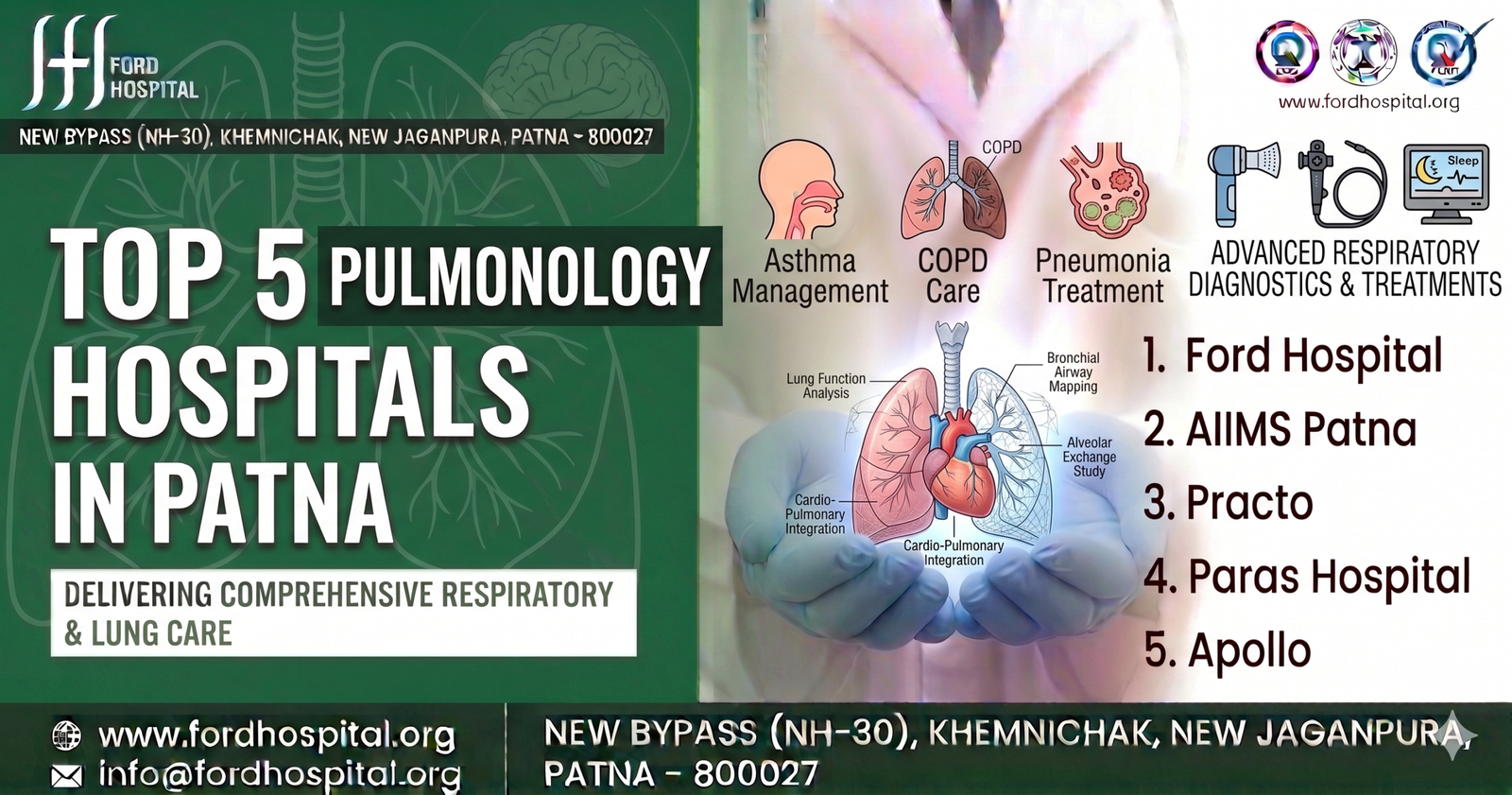 Top 5 Pulmonology Hospitals in Patna