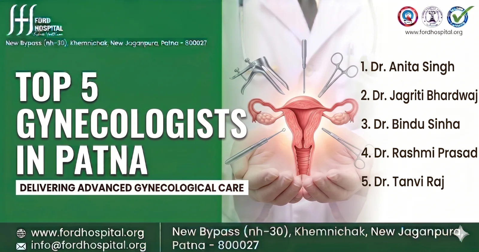 Top 5 Gynecologists in Patna